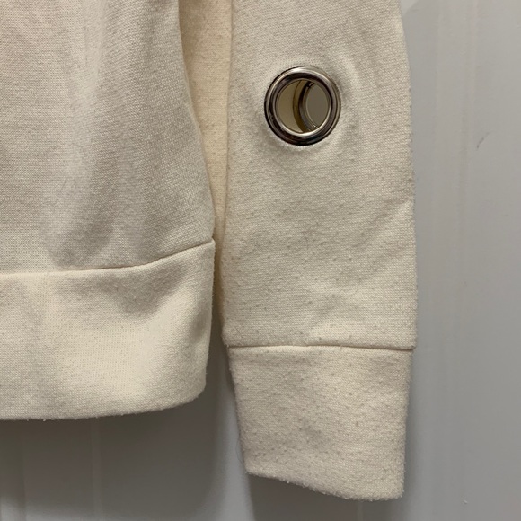 FREE Inspired Hearts Cream Sweatshirt with Silver Accents Size Small - Picture 4 of 4